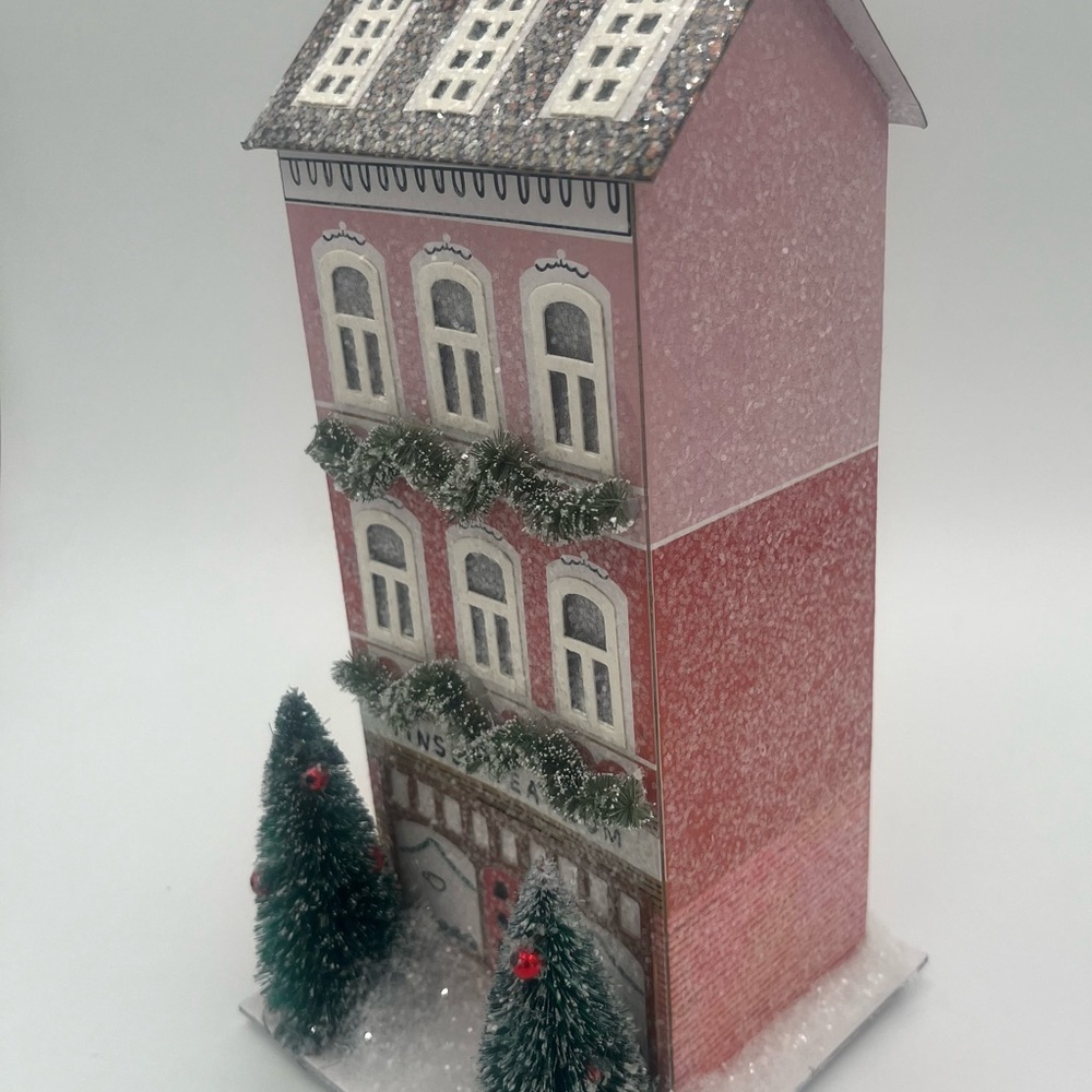 Anthropologie George & Viv Christmas house collectible